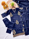 KF 101 Kalaai Roman Silk Kurti With Bottom Dupatta
